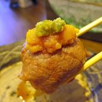 裏天満 こばち屋 - 炙りうにくの手鞠すし