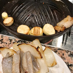 羊SUNRISE - マコモダケ648円 、土浦産蓮根648円