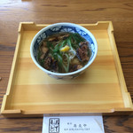 杜の蕎麦や - 地鶏蕎麦、￥１、０００。直火で焼かれた鶏肉が沢山入っています。