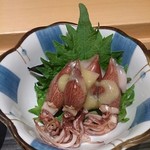 すし 二乃宮 - ホタルイカの酢味噌あえ