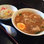 和風中華  浅井屋 - みそラーメン&ミニ炒飯