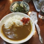 ふじみ食堂 - ミニカレー500円サラダ付き