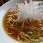 うえんで - 会津地鶏かけそば（￥750税込み）