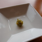 うえんで - 会津地鶏かけそばの薬味（柚子）