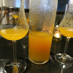 RISTORANTE Baci - メロンのお酒はサービスで