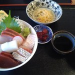 朝市食堂 - のも丼 1,350円