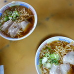 満古登食堂 - 中華そば二杯（￥1300税込み）