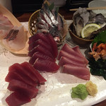 魚金 本店 - 三点盛りって書いてあったけど
                                これで1,280円