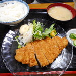 江戸家 - カツ定食　750円