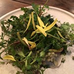 organ - 『愛媛産 縞鰺のマリネ 山菜のフリット 海苔のコンディマン』