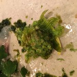 organ - 『愛媛産 縞鰺のマリネ 山菜のフリット 海苔のコンディマン』