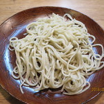 細切りの手挽き蕎麦