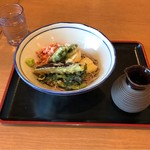 和食処　松竹亭 - 春野菜の天おろし蕎麦。
            税込680円。
            美味し。