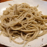 志蕎庵 江月 - 二皿目の手挽き蕎麦しなの