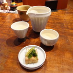 志蕎庵 江月 - まずは木曽の中乗さん（中善酒造）