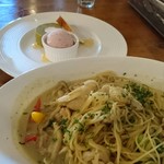 グルグル イタリア食堂 - パスタとミニデザート3種類