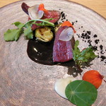 T.N - 広島県亜麻仁牛　赤ワインリストレットソース