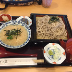 そば正 - 2017年4月下旬 ざるそば定食大盛り ¥1,250 + ¥250