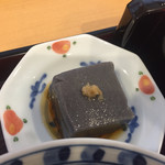 そば正 - 2017年4月下旬 黒胡麻豆乳プリン