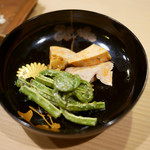 うを徳 - 新潟糸魚川こごみ、余市あん肝スモーク