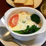 ジャム cafe 可鈴 - メインのシーフードグラタン