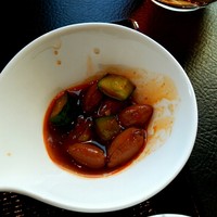 御膳房 銀座店 - 豆と胡瓜のピリ辛な和えもの