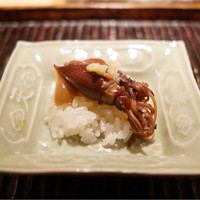 神楽坂 石かわ - 蛍烏賊の飯蒸し