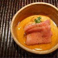神楽坂 石かわ - 和牛と筍の餡掛け(どちらも九州産)