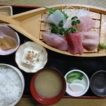 ふしみ食堂 - 2017年3月　さしみ盛定食　1300円