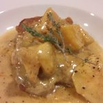フレスコ - 安寧芋とグリル鶏肉のポルチーニソースがけ