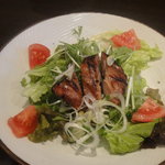 Ootoya - 炭火焼き鶏のグリーンサラダ ねぎソース添え