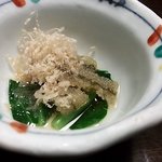 草津ホテル - 先付(子持昆布の御浸し)