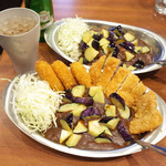 カレーの市民アルバ - フルアームズ(さらにナス2倍)とナスカレー(ｷﾘｯとナス3倍)