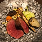 炭焼Bistro 炭香 - ニュージーランド産牛ランプ肉の炭火焼