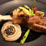 炭焼Bistro 炭香 - 頬落鶏