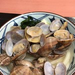 丸亀製麺 - あさりバターうどん(並)