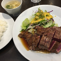 キャトルラパン 北梅田 - 卵スープ、ご飯、そしてメインです
