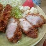 幸楽 - 脂が多い箇所です。脂が甘い・・・。