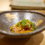 鮨 たかはし - 鯵なめろう、黄身