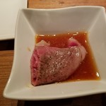 焼肉うしごろ - まずはポン酢で、、、