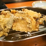 すし処 錦 - アワビ天ぷら