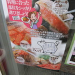 鳥文肉店 - 店内のポスター