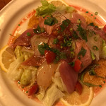 Taishu Kappou Ajishou - 気まぐれ鮮魚のカルパッチョ900円