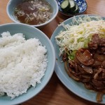 喜楽 - 生姜焼き＆ライス