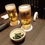 Iroha Nihoheto Kitamie Kimaeten - まずはビール、、、このお通し・・・ガッカリしちゃうね