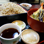 Kanno Ya - 蕎麦＆天丼（￥1000税込み）