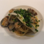 代官山ASO チェレステ - 稚貝とあさり　白うるい　ふきのとうの風味のスパゲッティ