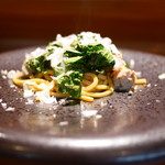 TACUBO - 仔羊のサルシッチャとケールのキタッラ