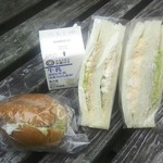 エンゼル - コロッケパン、ツナサンド、ミックスサンド