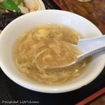 金山村 - たまごスープ（八宝菜定食）